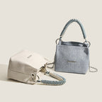 Design super soft bucket shoulder crossbody bag