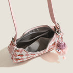 Small versatile shoulder bag cherry pattern