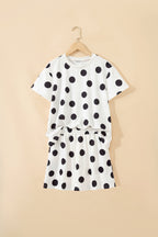 Aurelia Dot Short Sleeve Top Set