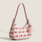 Small versatile shoulder bag cherry pattern