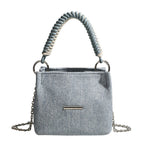 Design super soft bucket shoulder crossbody bag