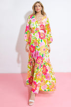 HEADING UPTOWN WOVEN MAXI DRESS