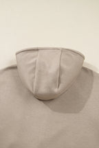 Brielle Bow Embroidered Zip Up Hoodie