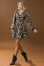 STRAIGHT TO BUSINESS SEQUIN MINI DRESS