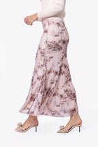 Natalia Skirt (Brown Flower)