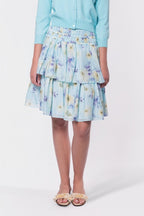 Zena Skirt 23" (Mint/Purple)